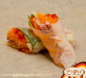 Smoked Duck Roll In Rice Paper